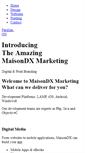 Mobile Screenshot of maisondx.com