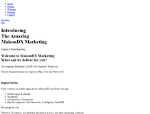 Tablet Screenshot of maisondx.com
